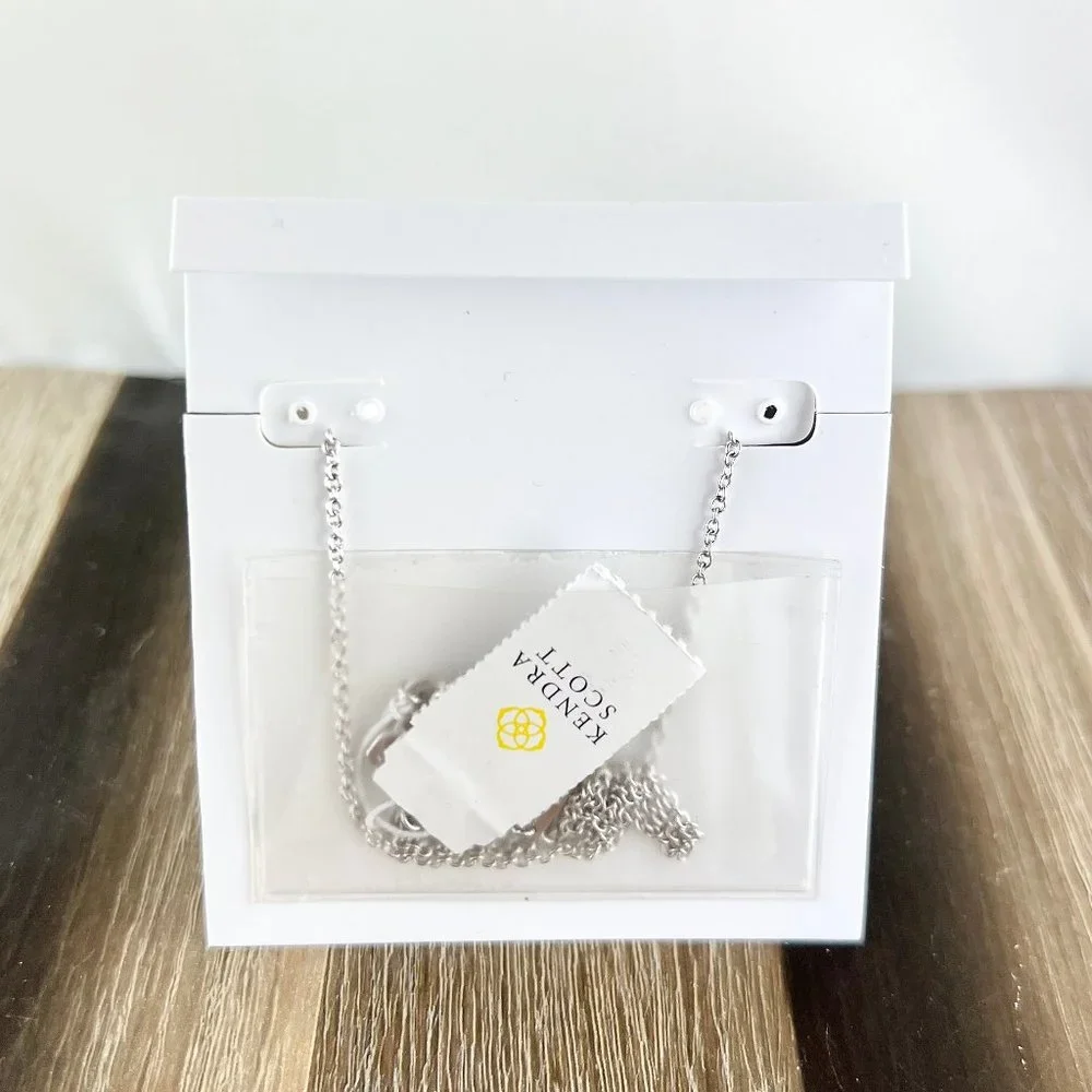 Kendra Scott Elisa turquoise silver necklace - Picture 2 of 3